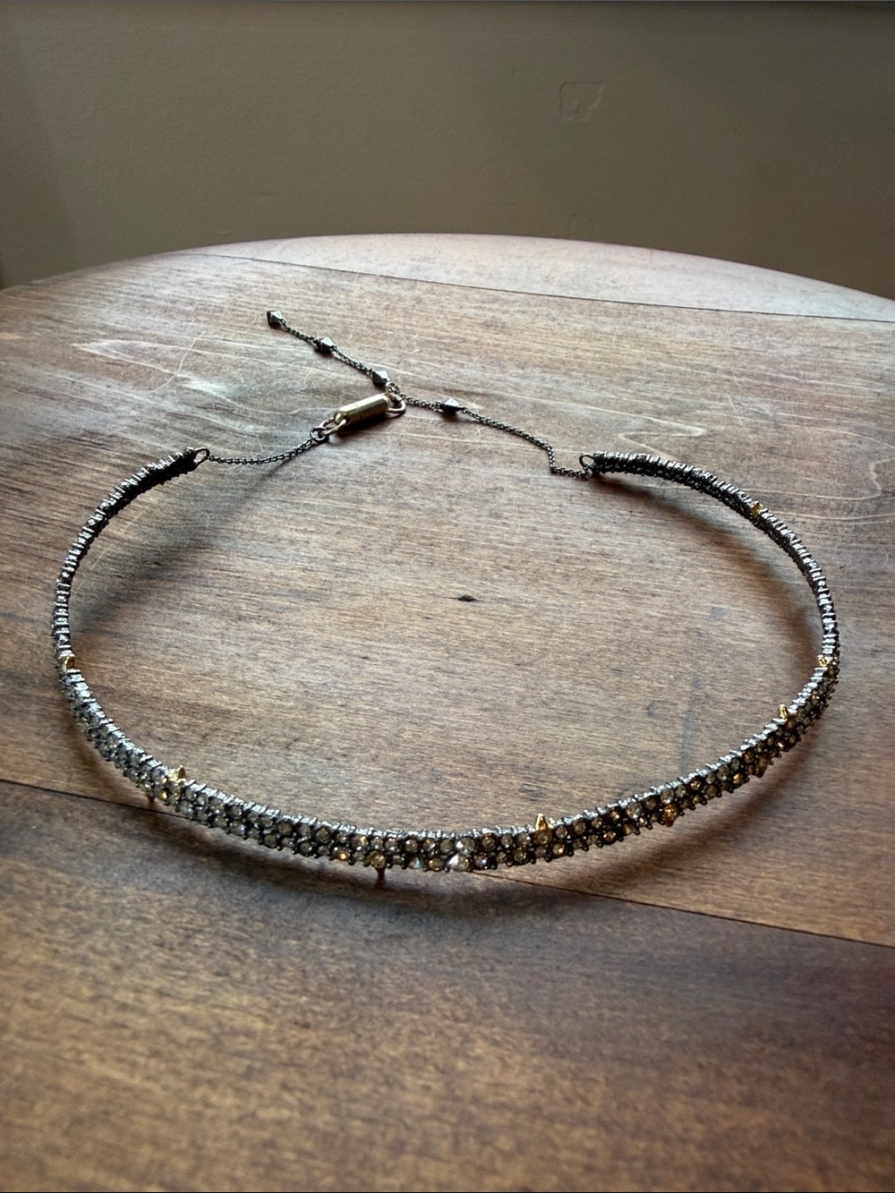Alexis Bittar Women's Crystal Encrusted Spike Accented Choker Necklace